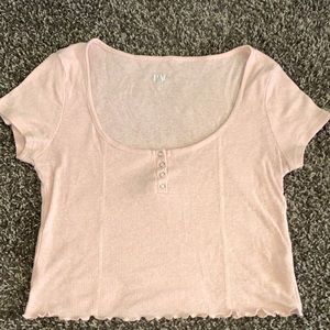 PAC pink crop top size M